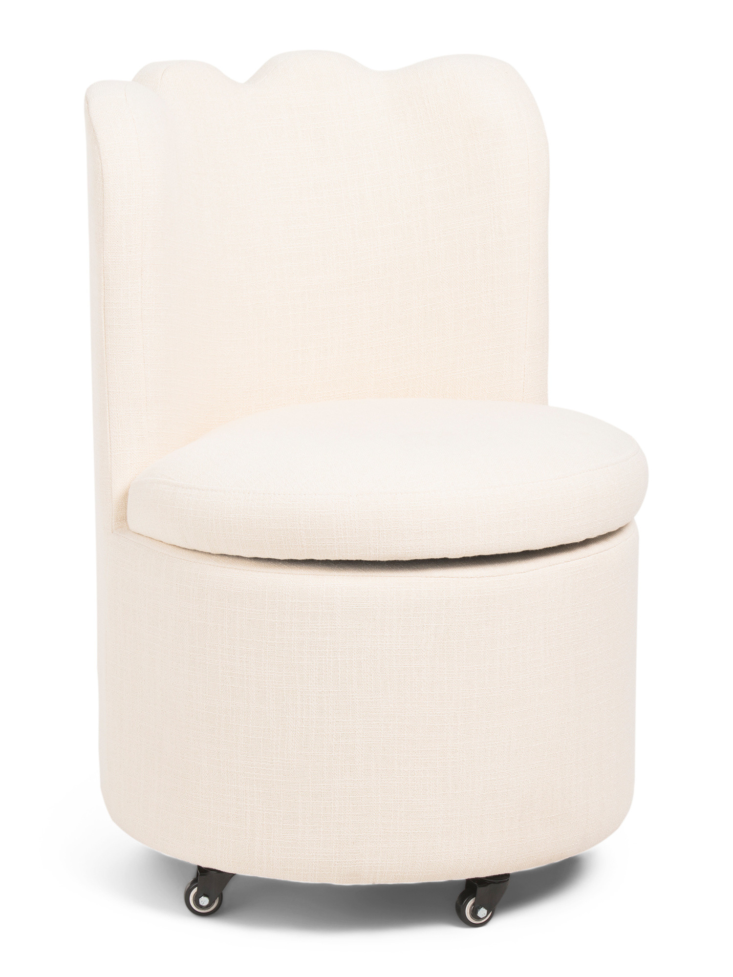 20x32 Vanity Chair With Storage And Casters | TJ Maxx