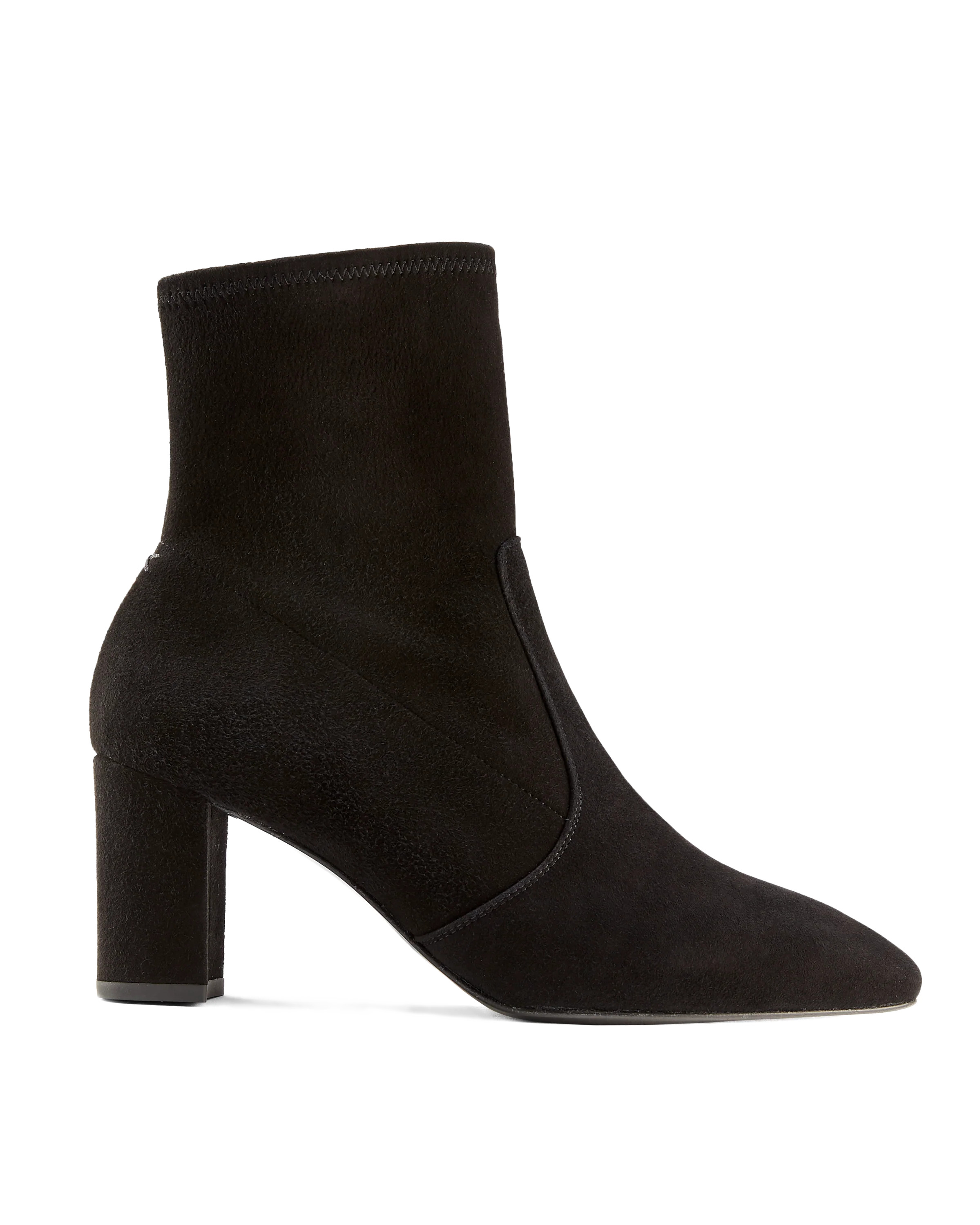 Paz 70 Stretch: Black Suede | Inez Shoes, LLC