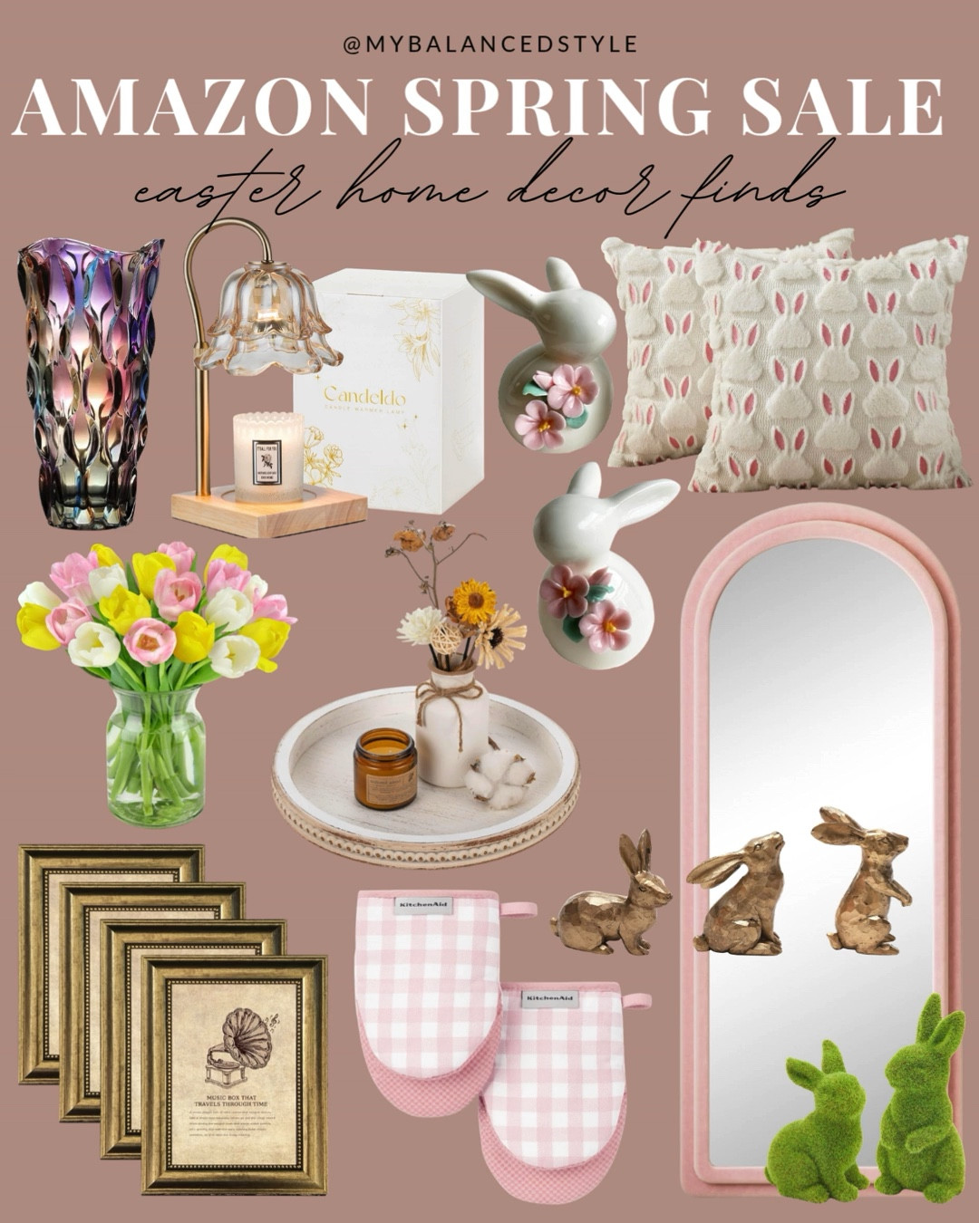 Amazon Easter decor sale

pastel spring home accents
bunny themed decorations
easter table centerpiece ideas
floral wreaths for spring entryway
decorative eggs and egg displays
spring mantel styling pieces
easter table linens and napkins
carrot and chick decor accents
seasonal throw pillows and blankets

#LTKSeasonal #LTKHome #LTKSaleAlert