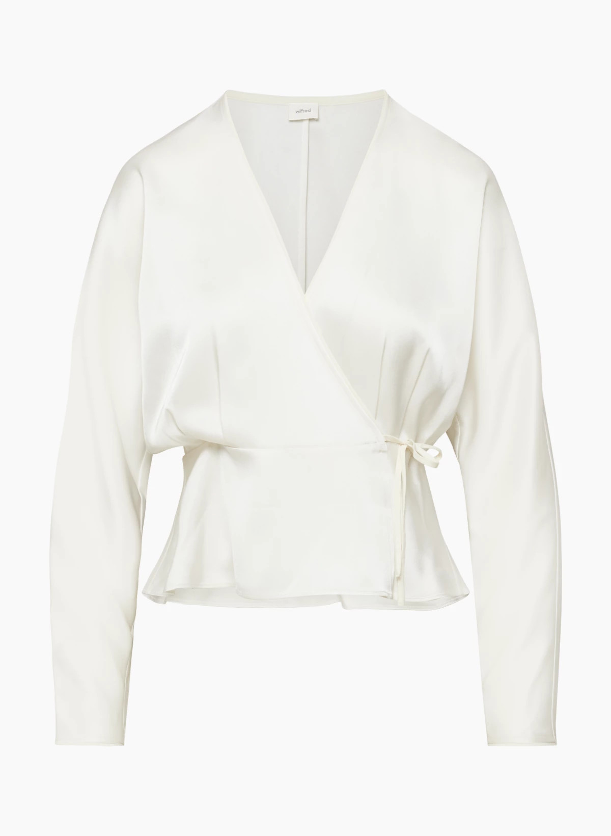 CLEO SATIN BLOUSE | Aritzia