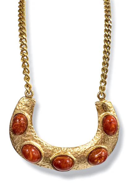 Yochi Gather Around Gold Statement Necklace | The Willow Tree