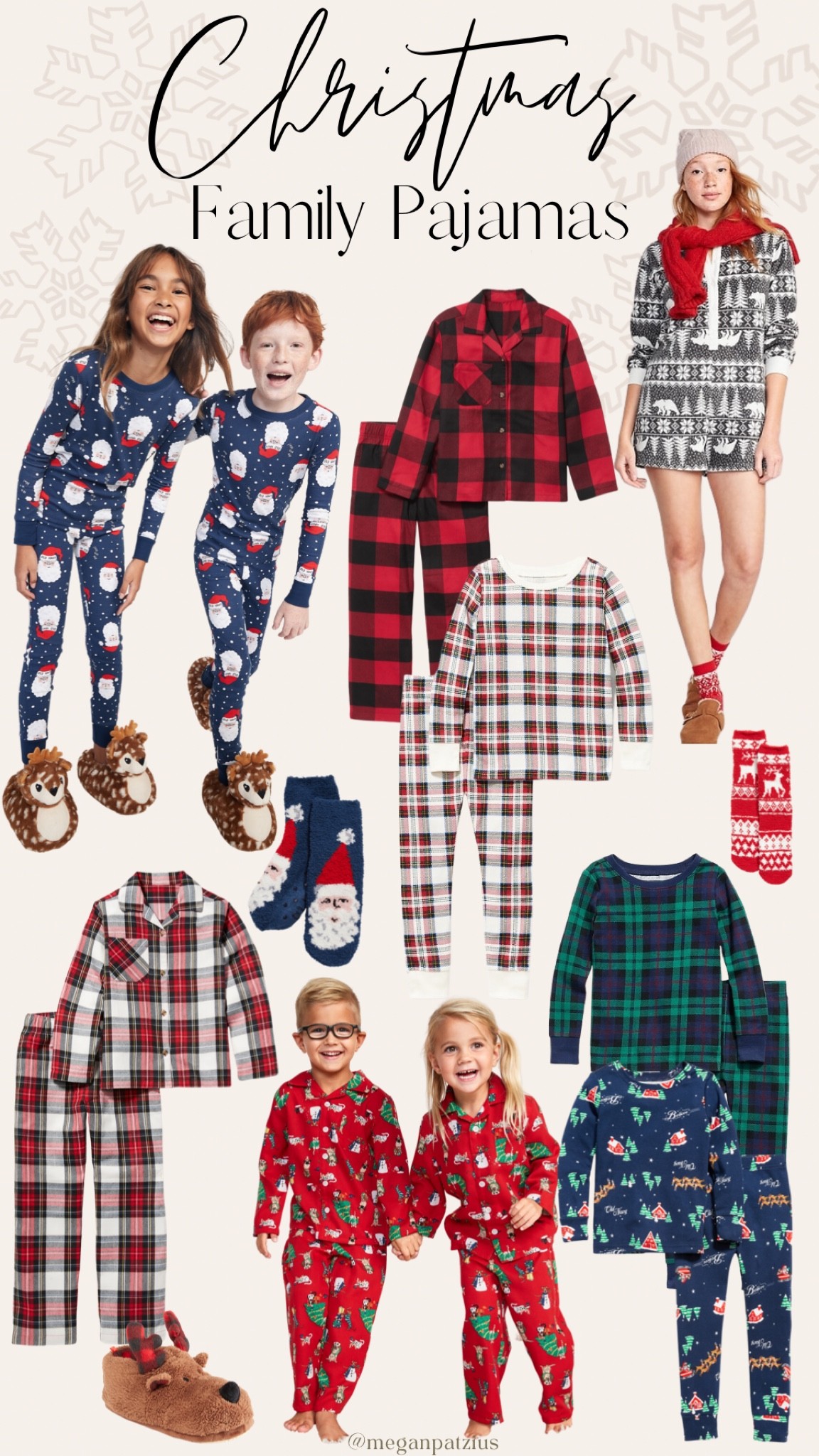 Old Navy Family Jammies 🎅🏻 Matching Christmas pajamas for the whole family! Lots of cute plaid and Santa prints 🎄 Old Navy has sales every weekend. Many of these are 20% right now! 


#LTKfamily #LTKSeasonal #LTKHoliday