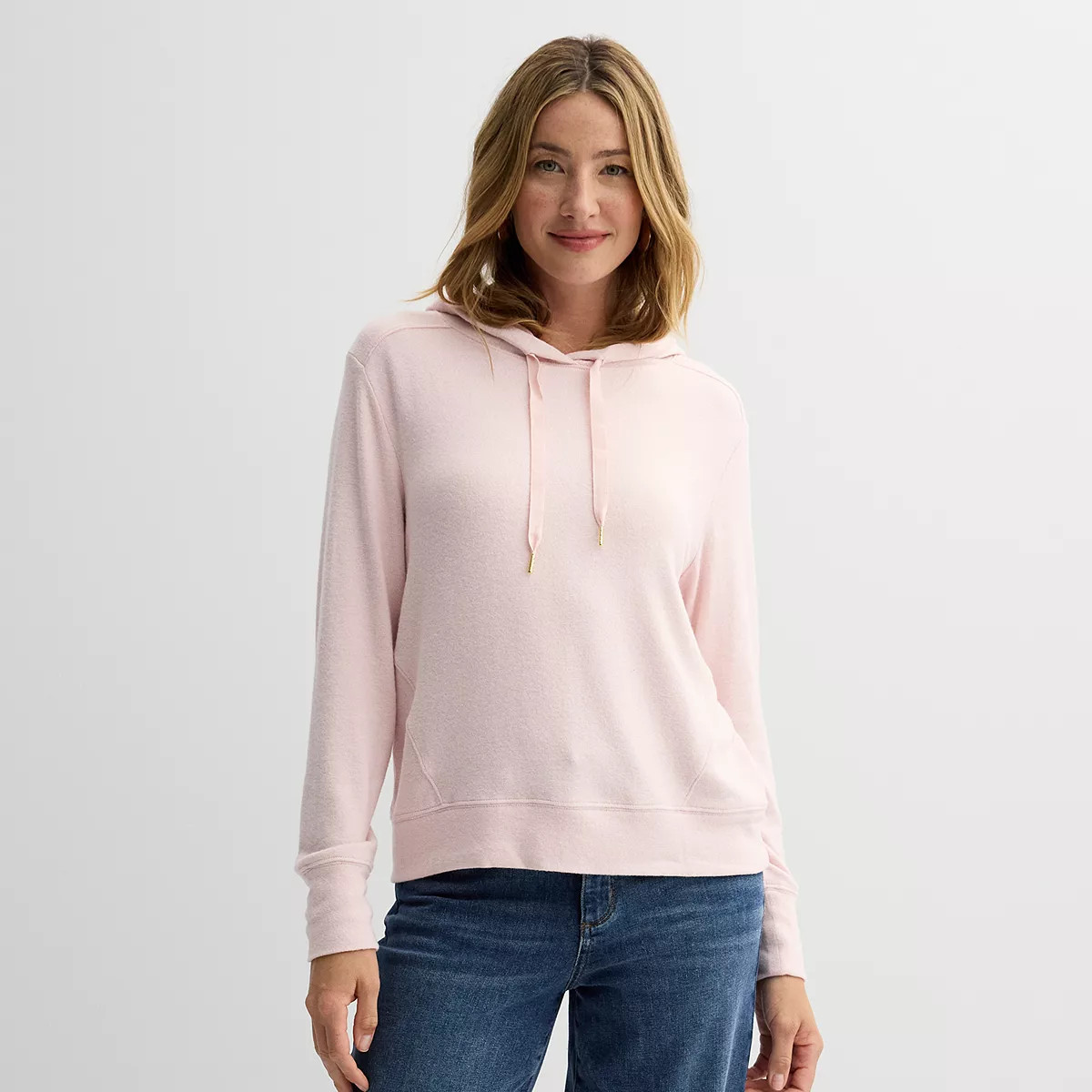 Women's Sonoma Goods For Life® Cozy Long Sleeve Hoodie | Kohl's