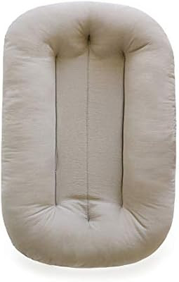Snuggle Me Organic Bare | Baby Lounger & Infant Floor Seat | Newborn Essentials | Organic Cotton,... | Amazon (US)