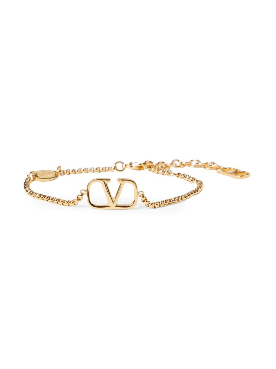 Valentino Garavani VLogo Metal Chain Bracelet | Saks Fifth Avenue