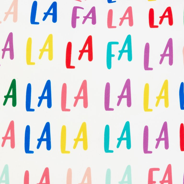 Holiday Time Fa La La 16" Decorative Throw Pillow | Walmart (US)