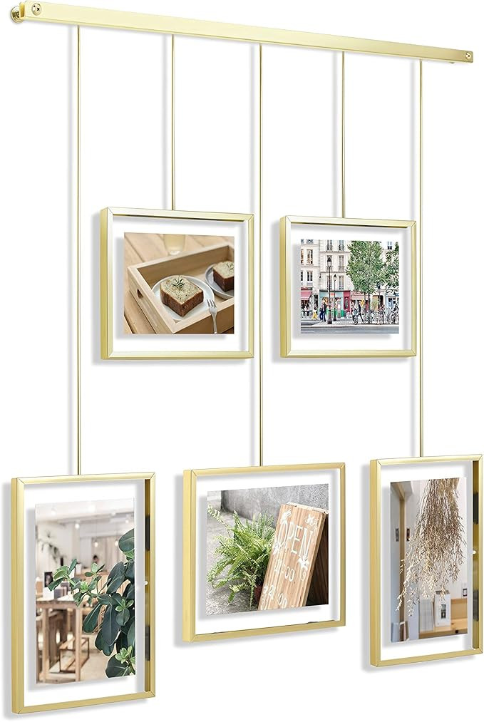 Umbra - 1013426-221 Exhibit Picture Frame Gallery Set Adjustable Collage Display for 5 Photos, Pr... | Amazon (US)
