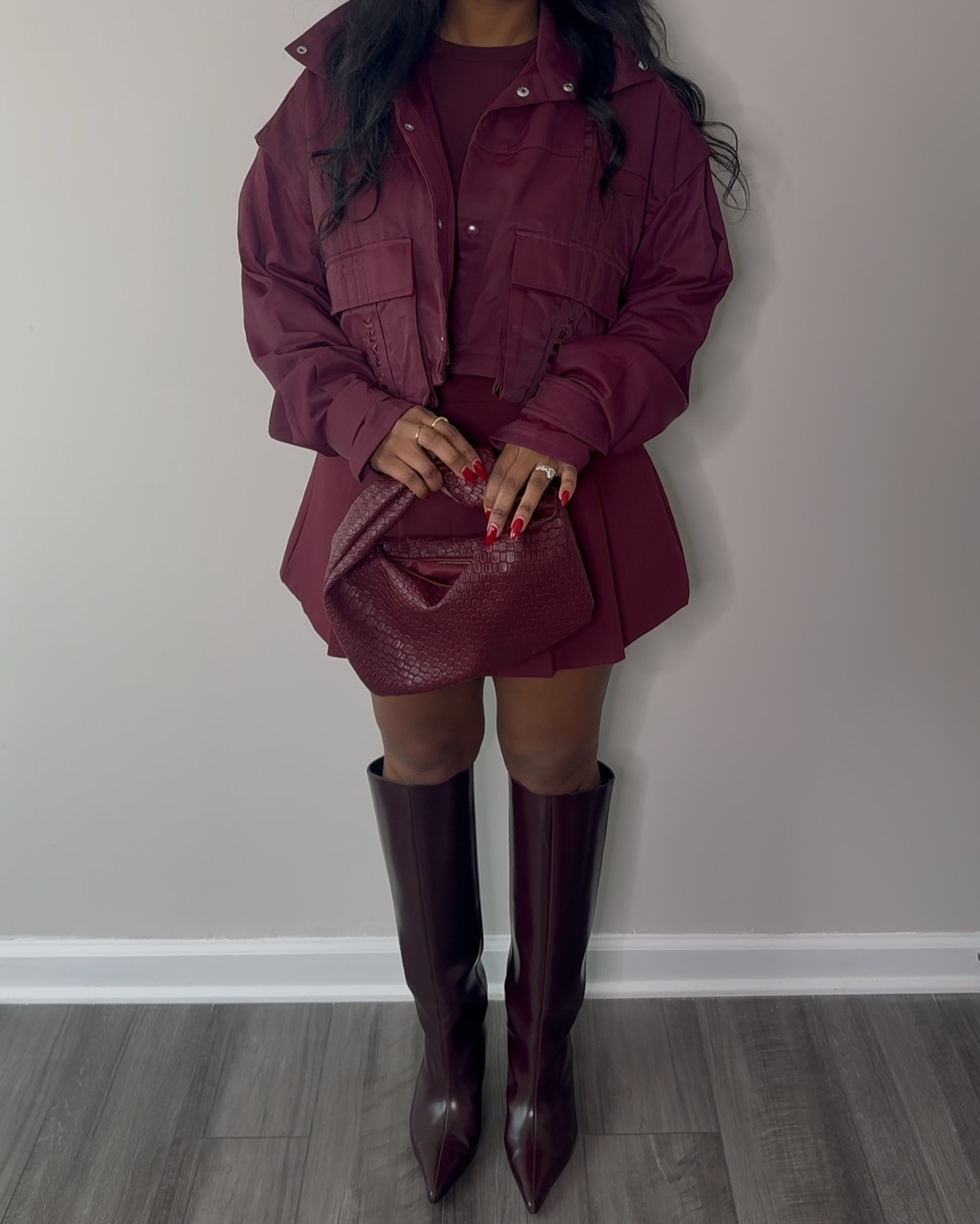 Monochromatic Burgundy Outfitt

#LTKStyleTip #LTKItBag #LTKShoeCrush