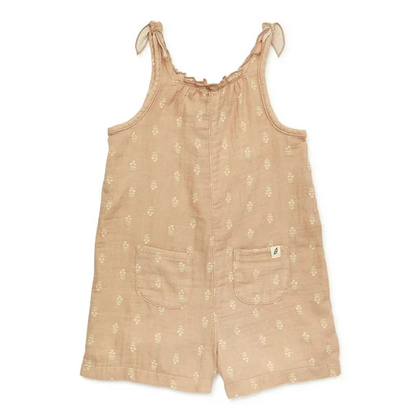easy-peasy Toddler Girl Bow Top Sleeveless Romper, Sizes 12M-5T | Walmart (US)