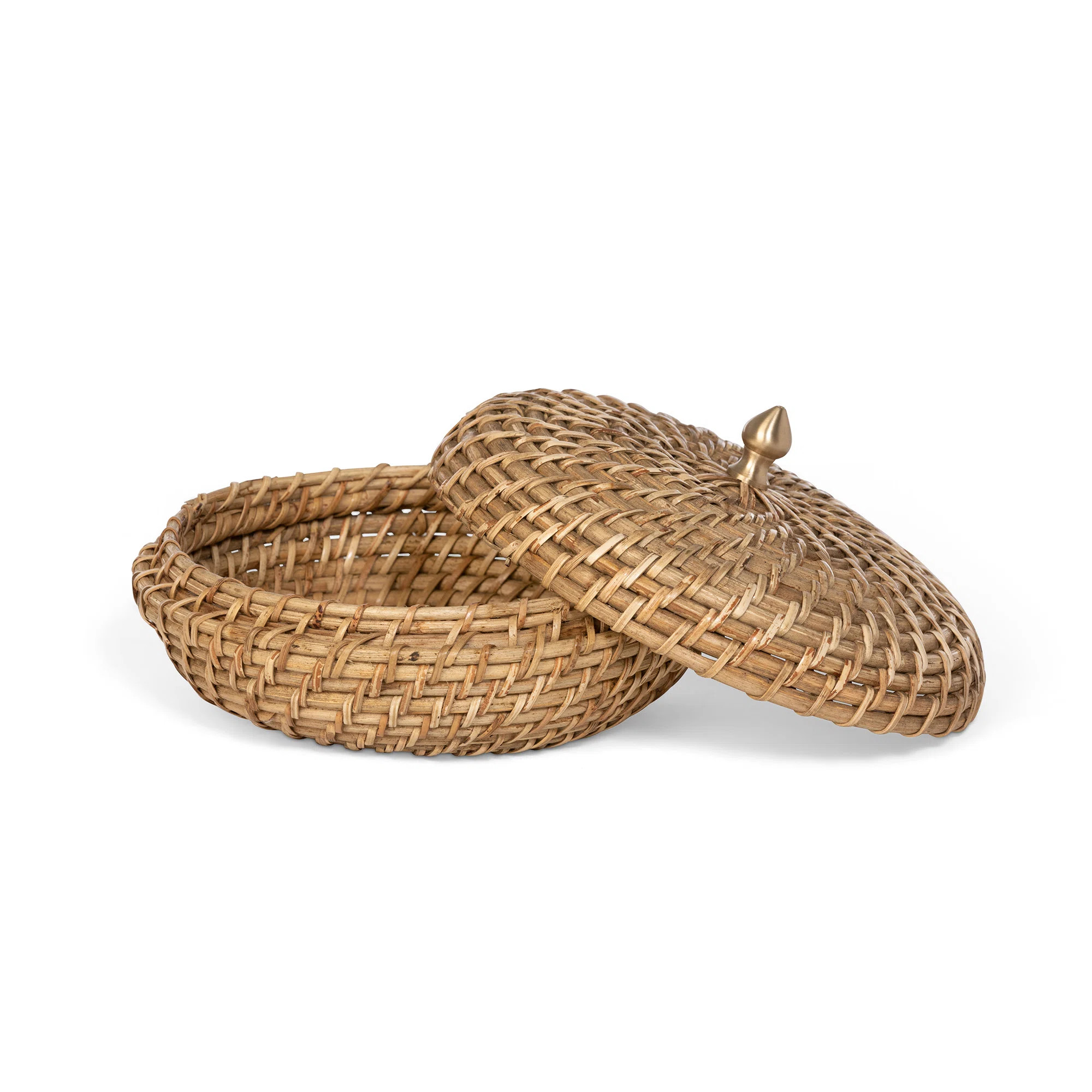 Park Hill Collection Amelia Rattan Decorative Box | Wayfair | Wayfair North America