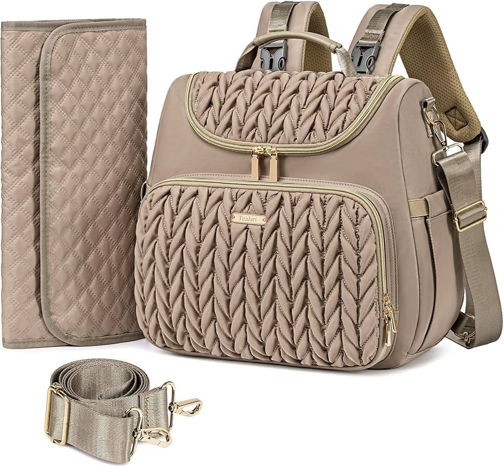 4 in 1 Convertible Diaper Bag Backpack,Waterproof Baby Diaper Bag with Changing Pad,Converts into... | Amazon (US)