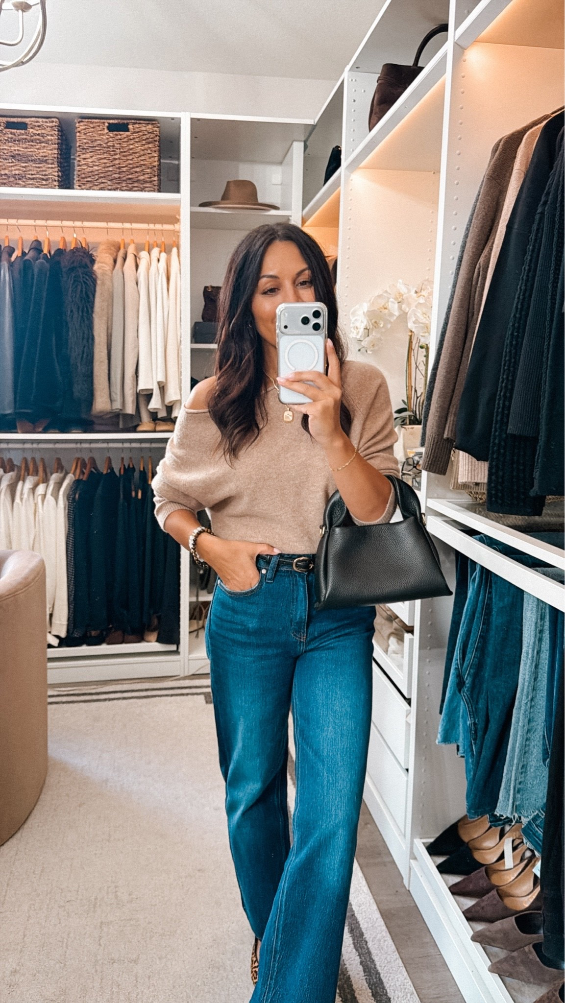 Super soft, lightweight cashmere sweater to wear now and take into fall ☀️