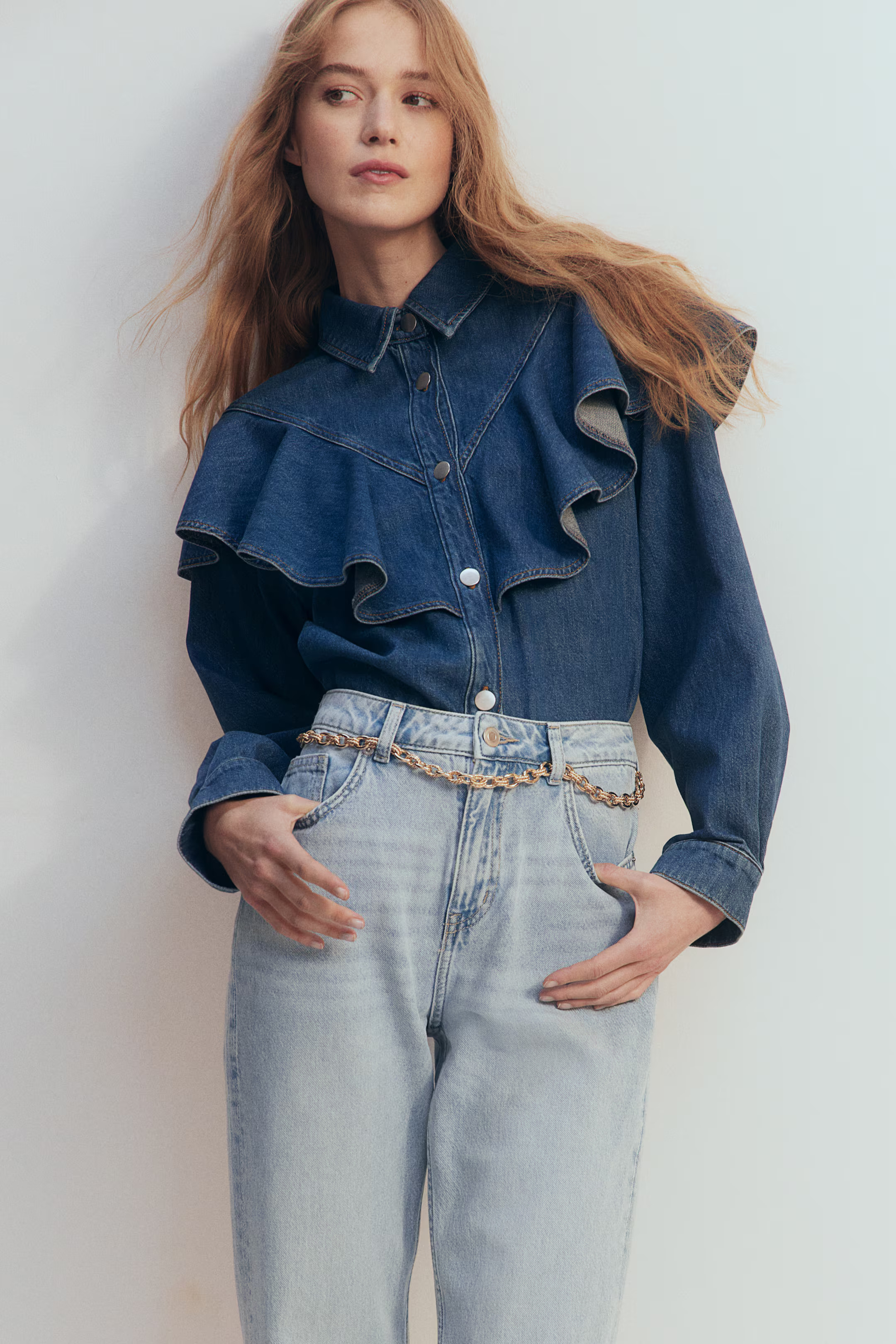 Straight High Ankle Jeans | H&M (US + CA)