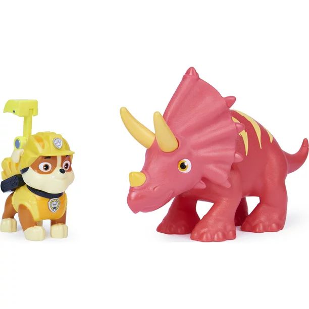 PAW Patrol, Dino Rescue Rubble and Dinosaur Action Figure Set, for Kids Aged 3 and up - Walmart.c... | Walmart (US)