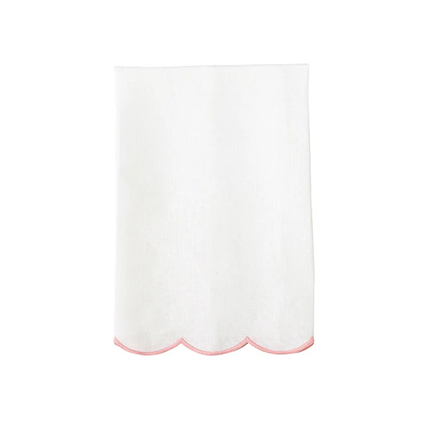 Blush Scallop Tea Towel | Caitlin Wilson Design