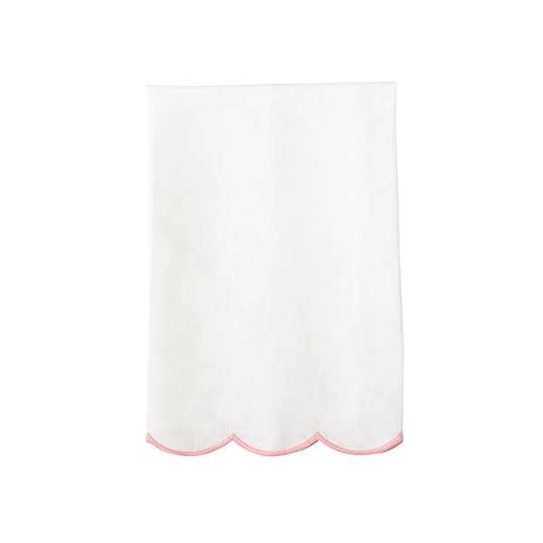 Blush Scallop Tea Towel | Caitlin Wilson Design