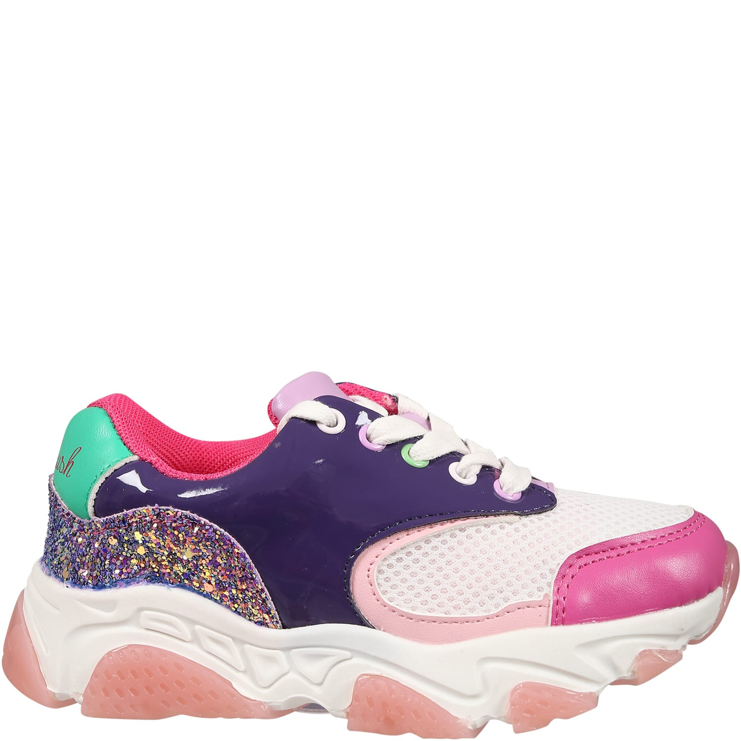 Billieblush Multicolor Sneakers For Girl With Logo | Italist.com US