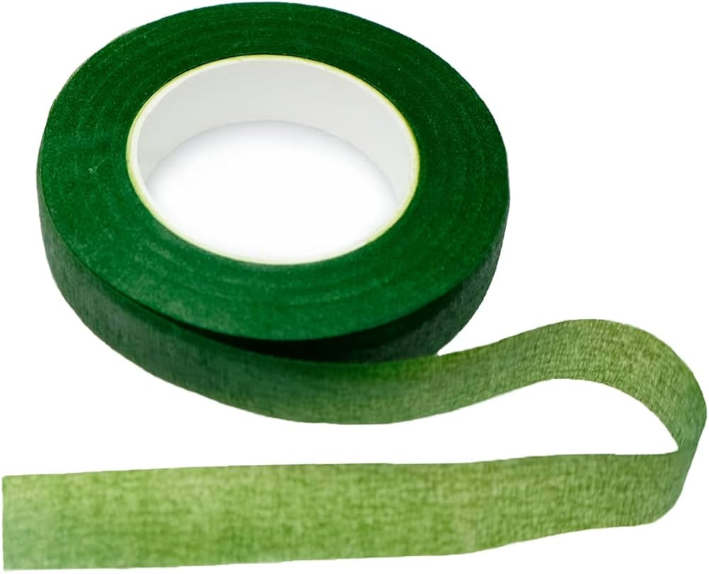 BEADNOVA Floral Tape 1/2inch Flower Tape Dark Green Floral Tape for Bouquets Floral Arranging Ste... | Amazon (US)