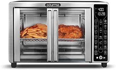 Gourmia French Door Air Fryer – 25 Qt Large Capacity Convection Oven, Fryfroce 360°, Digital D... | Amazon (US)