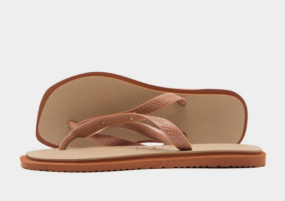 Gold Havaianas Square Fusion Flip Flops Women's | JD Sports UK | JD Sports (UK)
