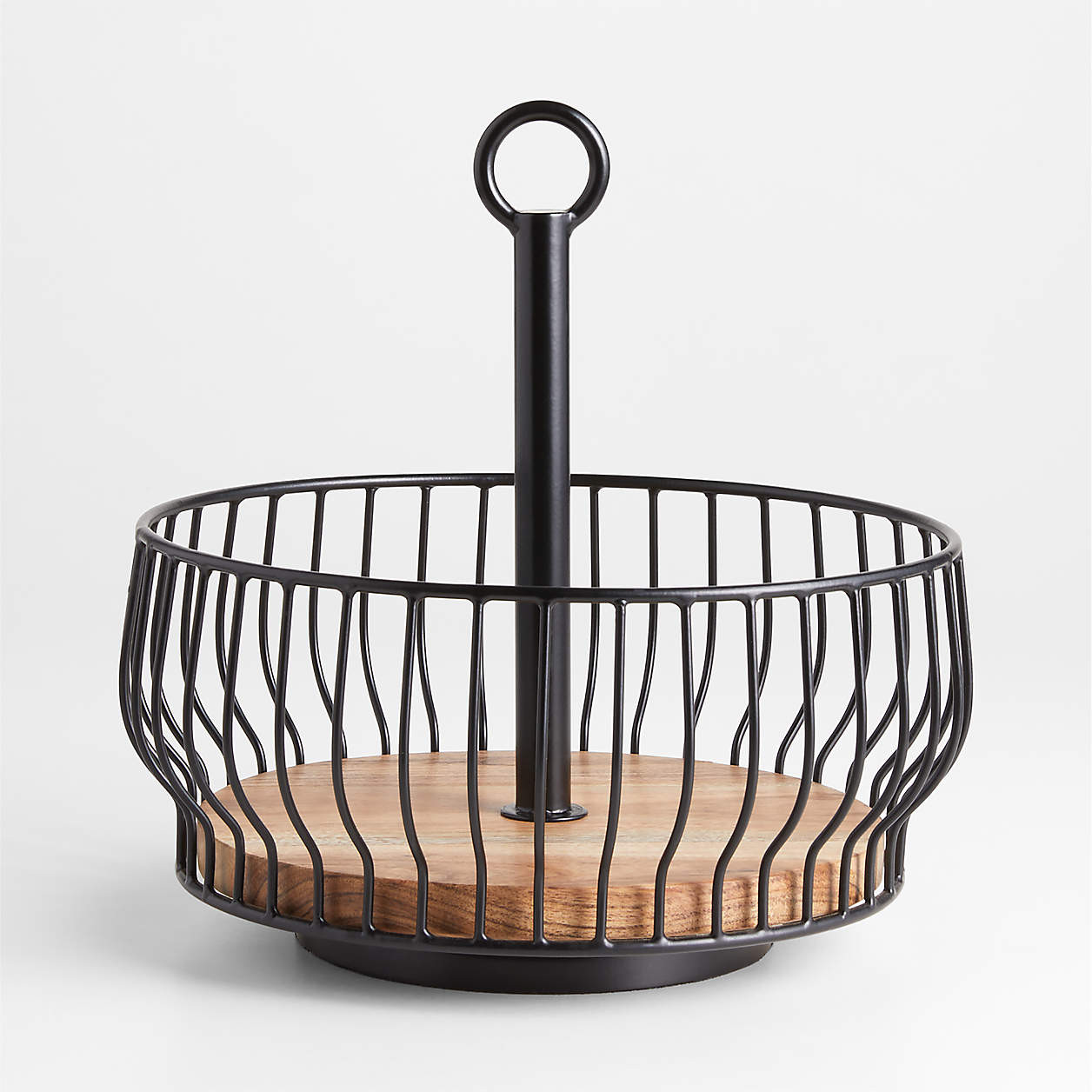 Cora Iron Rotating Condiment Caddy + Reviews | Crate & Barrel | Crate & Barrel