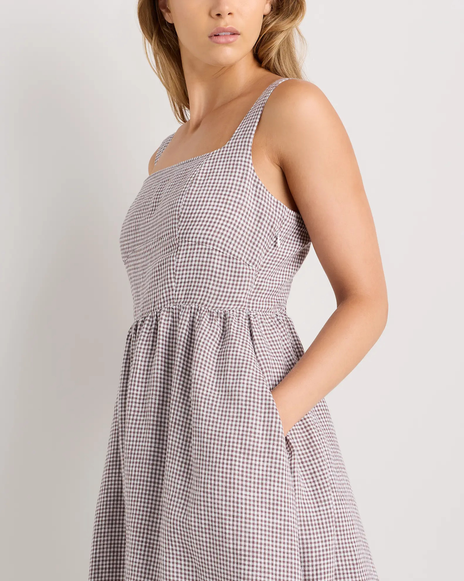 100% European Linen Fit & Flare Midi Dress | Quince
