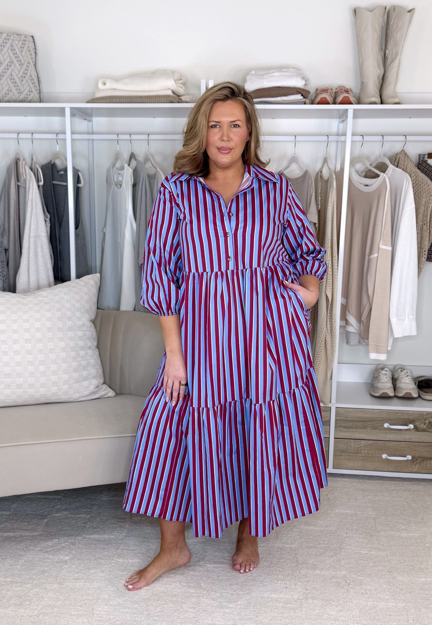 Last day to use my code ASHLEYD20 for 20% off! Wearing the 1X in the blue striped dress, size down!

Plus size fashion, anthro haul, sale alert, spring fashion, spring outfit ideas, trendy fashion, mom style, ootd, chic style

#LTKOver40 #LTKPlusSize #LTKMidsize