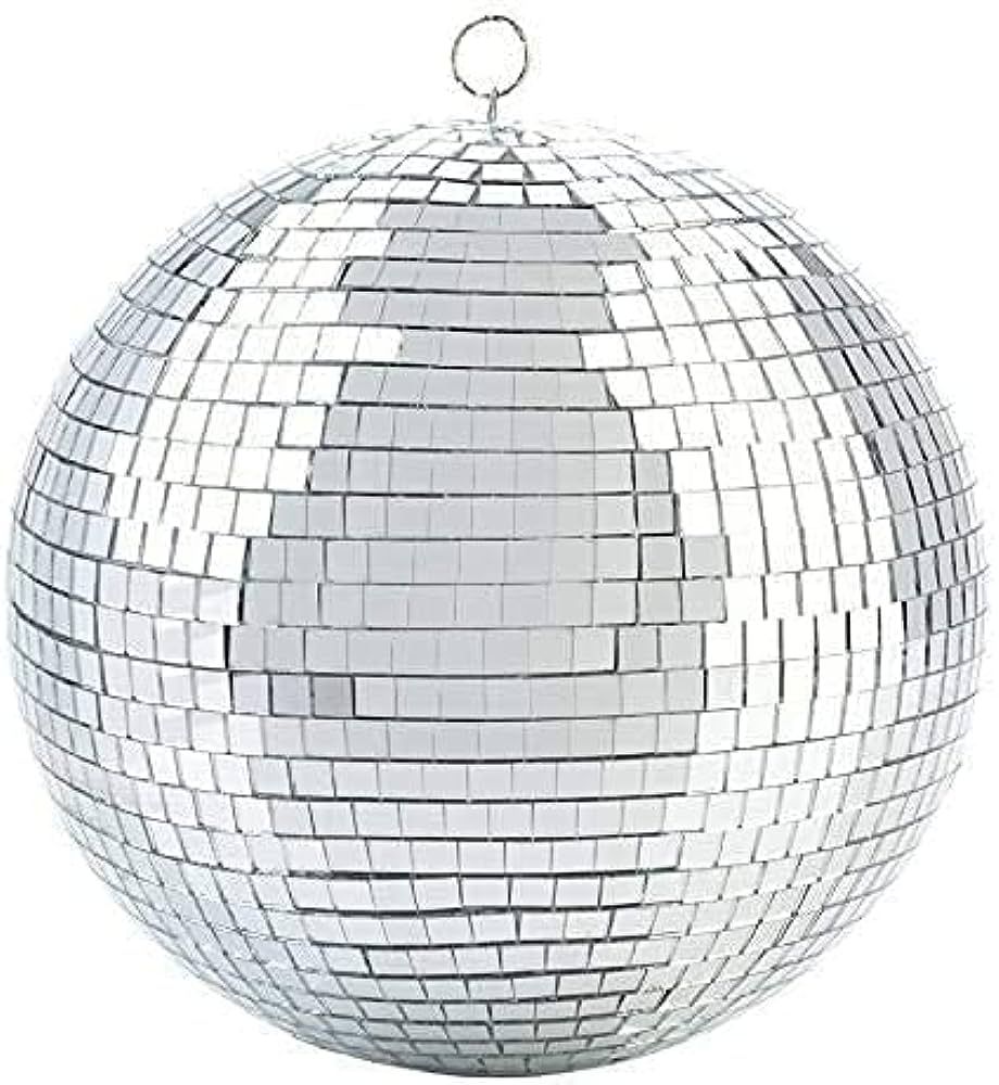 Alytimes Disco Ball -6-Inch Cool and Fun Silver Hanging Party Disco Ball –Big Party Decorations... | Amazon (US)