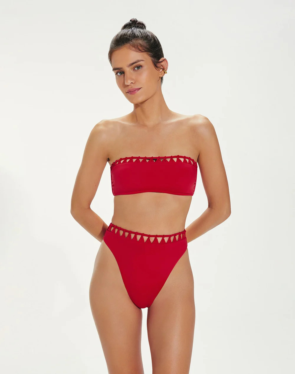 Leeza Hot Pant Bottom - Red Pepper | ViX Swimwear