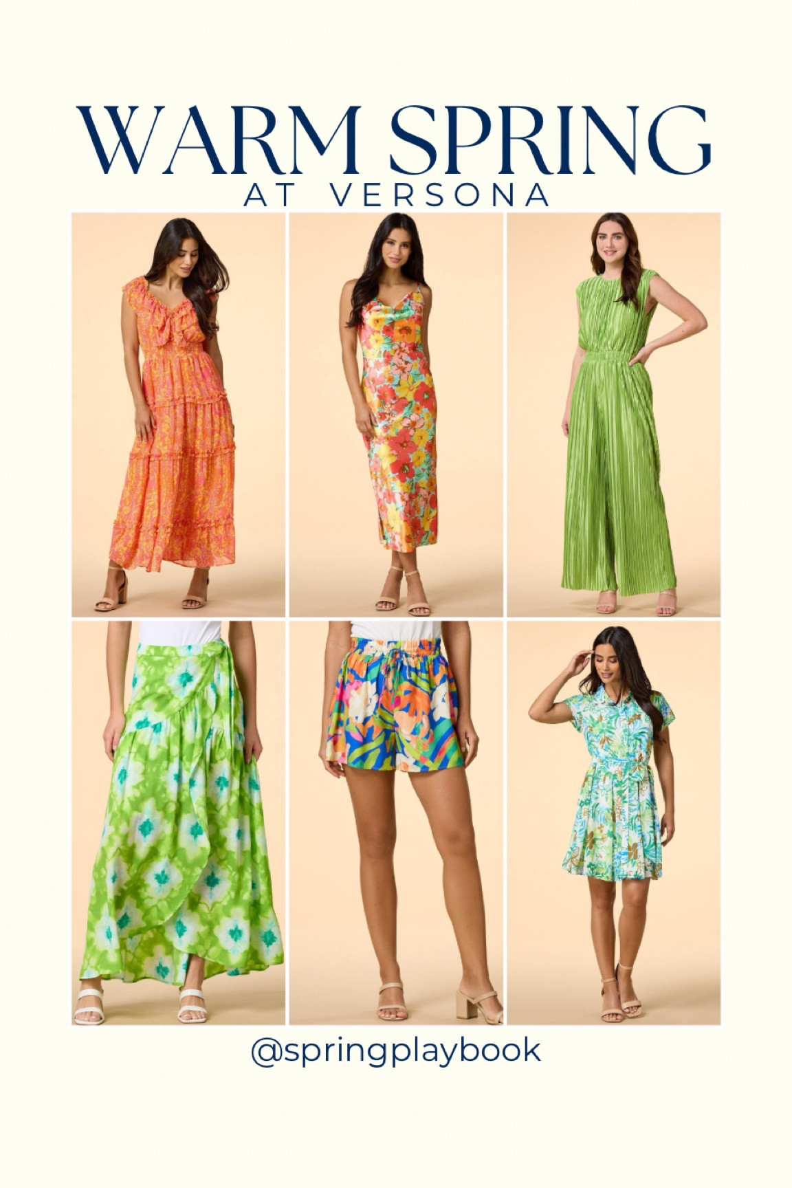 Spring finds at Versona. These items look like they harmonize best with a Warm Spring palette. 

#createdcolorful #createdcolorfulspring #hocspring #tcispring #pcaspring #lightspring #warmspring #truespring #brightspring #clearspring #paintboxspring #bluespring

#LTKparties #LTKwedding #LTKfindsunder50