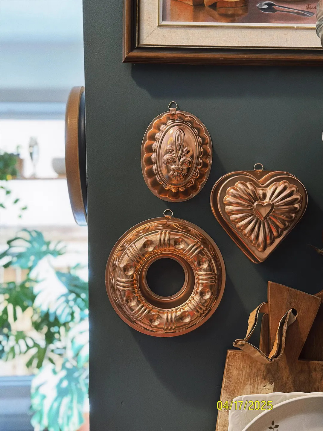 Vintage Copper Tone Jello Mold Bundt Cake Pans Wall Hanging - Etsy | Etsy (US)