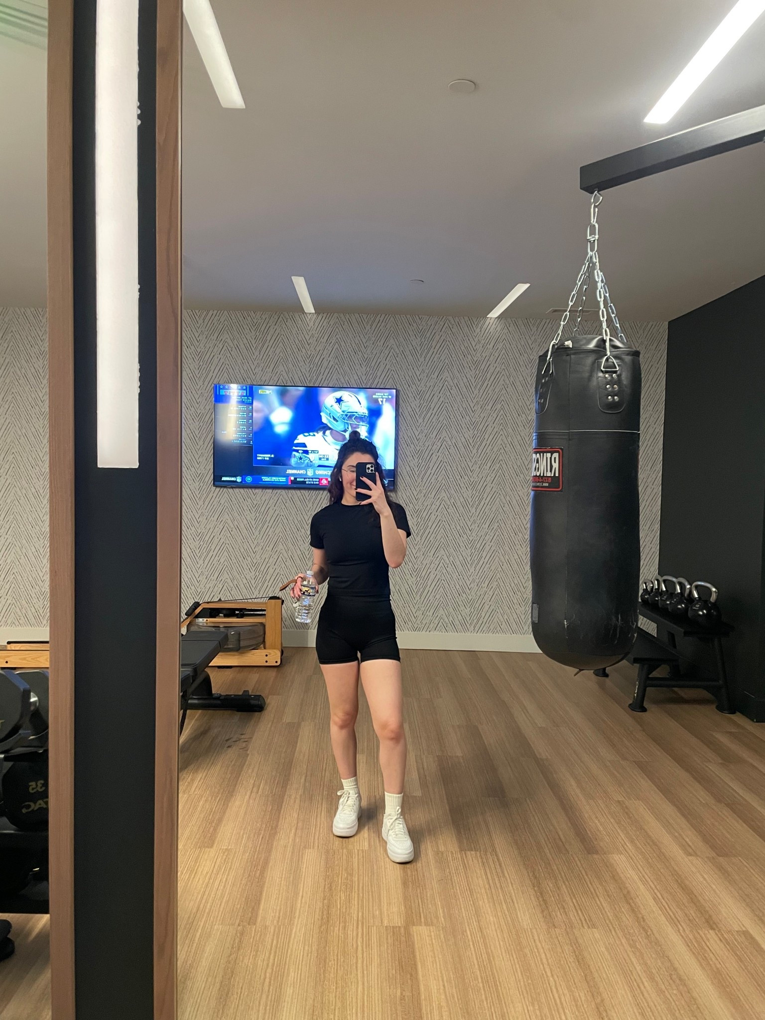 Favorite simple gym set for quick outfits.  I like using this top for elevated casual too  

Small in top and bottom! 

Amazon finds | activewear

#LTKActive #LTKPetite #LTKfitnessgoals