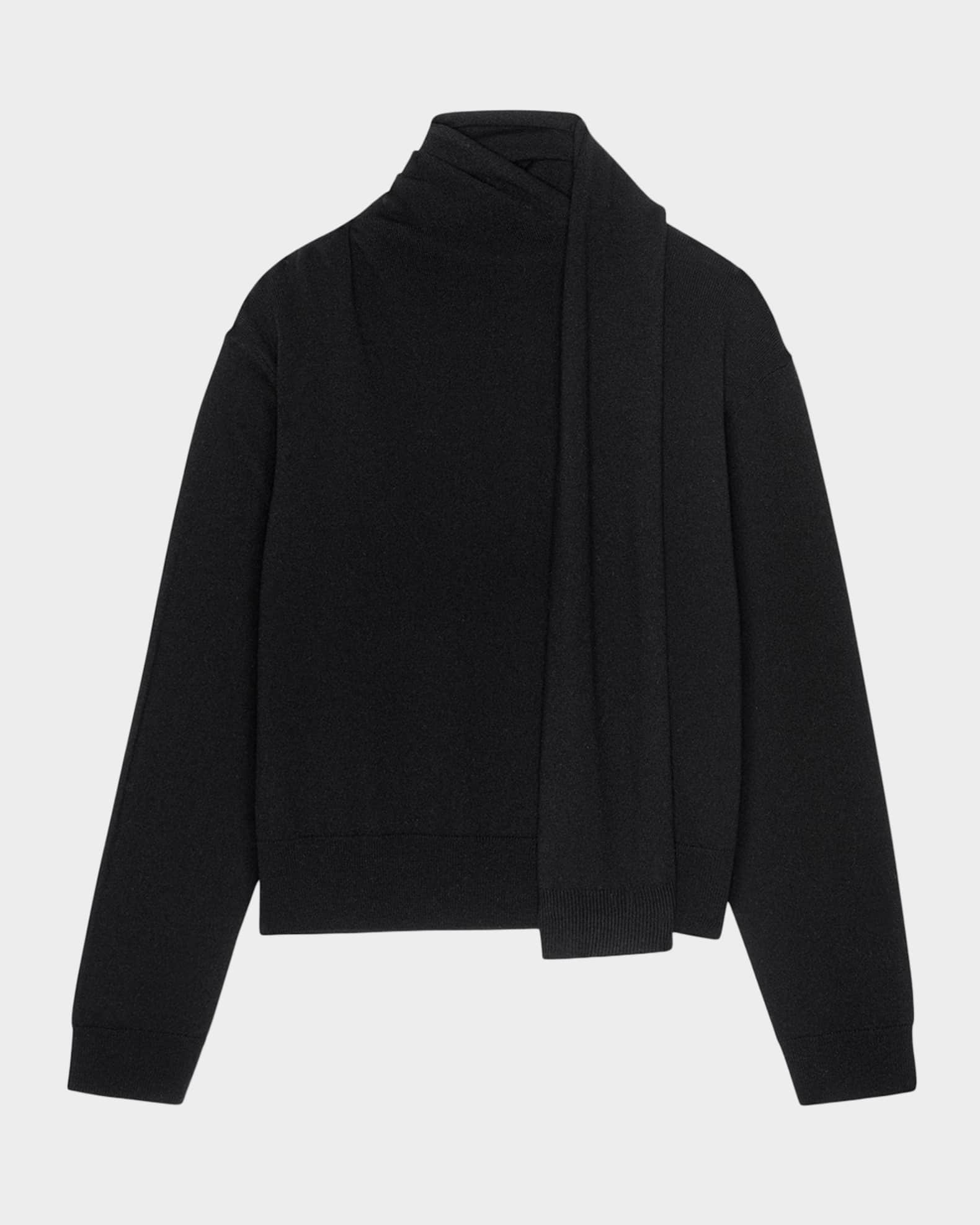 Cortina Wool-Cashmere Scarf Sweater | Neiman Marcus