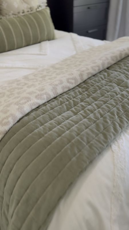 New bedding and upholstered bed.  Home decor
Barefoot Dreams throw blanket 

#LTKStyleTip #LTKVideo #LTKHome