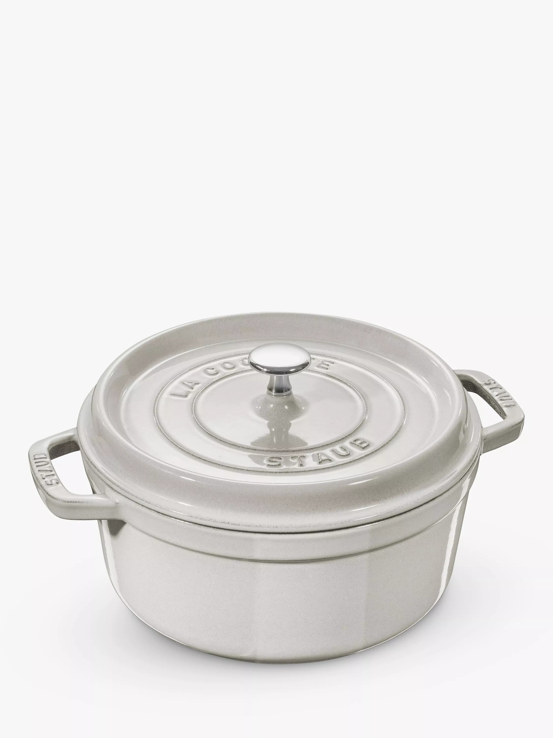 STAUB Cocotte Round Cast Iron Casserole | John Lewis (UK)