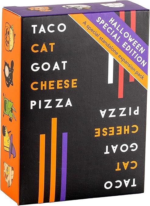 Taco Cat Goat Cheese Pizza – Halloween Edition – Halloween Party Games for Kids and Adults - ... | Amazon (US)