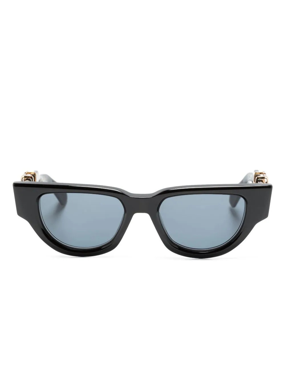 VALENTINO GARAVANI EYEWEAR VLogo Signature cat-eye sunglasses - Black | Farfetch Global