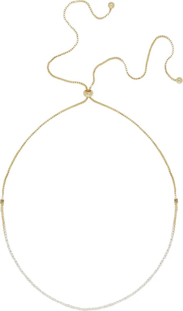 Crystal & Box Chain Choker Necklace | Nordstrom