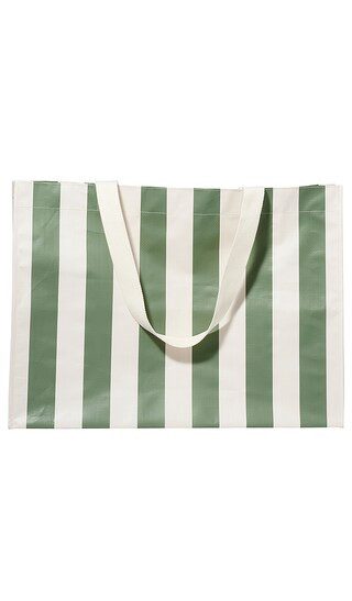 Carryall Beach Bag in The Vacay Olive Stripe | Revolve Clothing (Global)