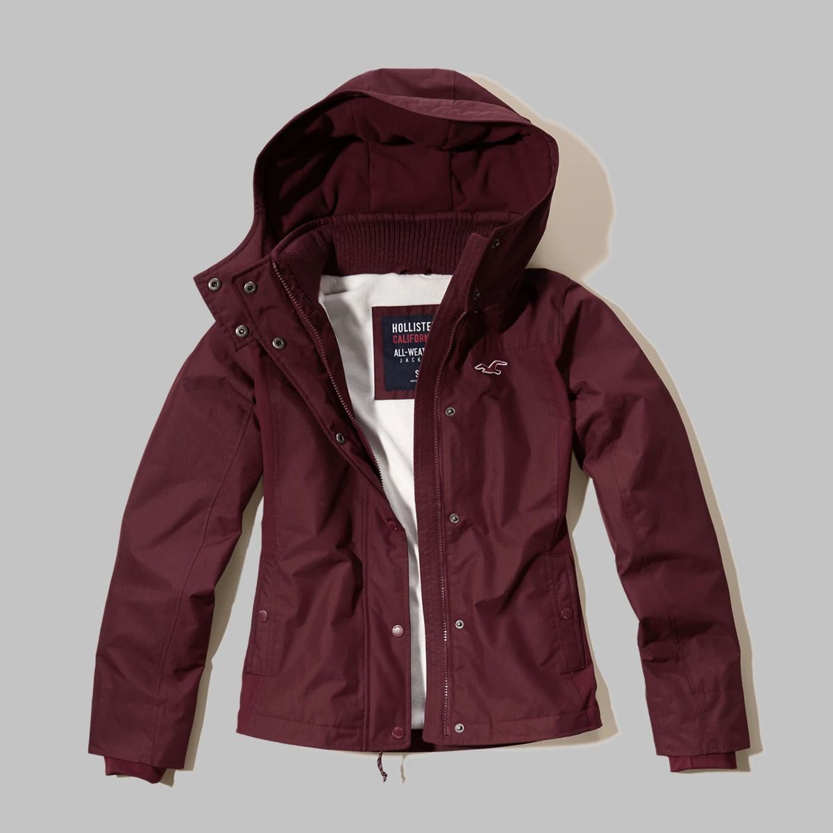 Hollister All-Weather Fleece Lined Jacket | Hollister US