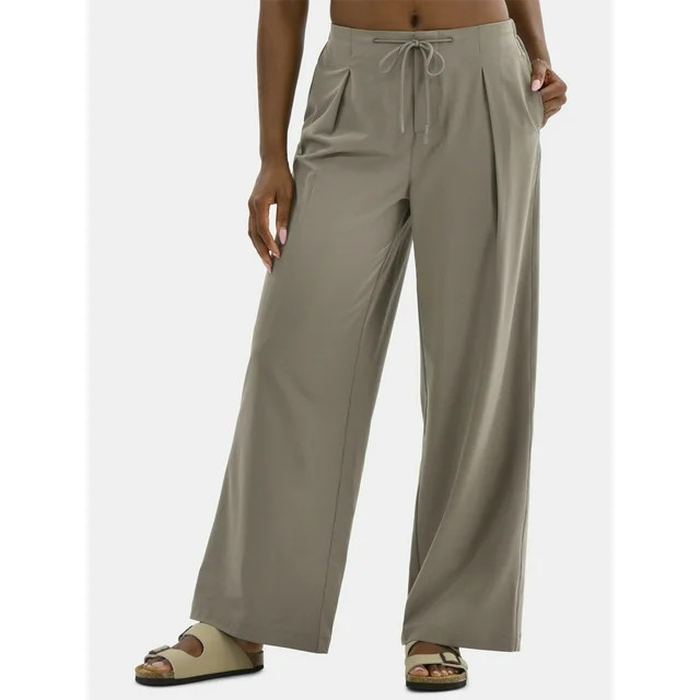 Avia Women's FeatherStretch Pleated Trousers, Sizes XS-XXXL | Walmart (US)