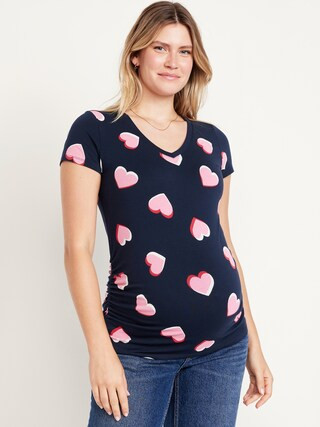 Maternity V-Neck T-Shirt | Old Navy (US)