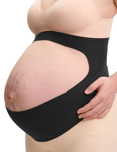 Momcozy Pregnancy Belly Band, CozySupport Ergonest Maternity Belly Band, Invisible Pregnancy Belt for Back, Abdomen, Waist | Amazon (US)
