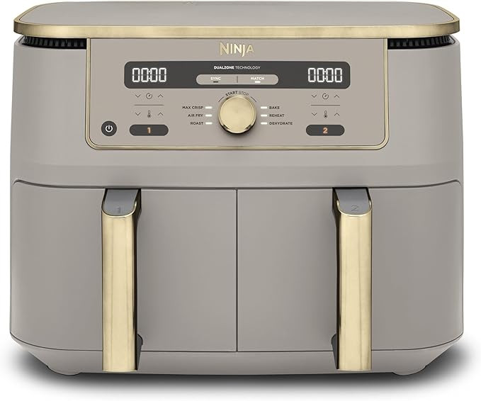 Ninja Dual Zone Digital Air Fryer, 2 Schubladen, 6-in-1, Heißluftfritteuse, 9,5L, Heißluft-Frit... | Amazon (DE)