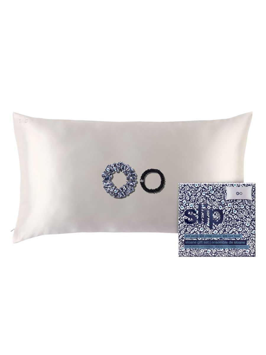 3-Piece Silk King Pillowcase & Scrunchie Gift Set | Saks Fifth Avenue
