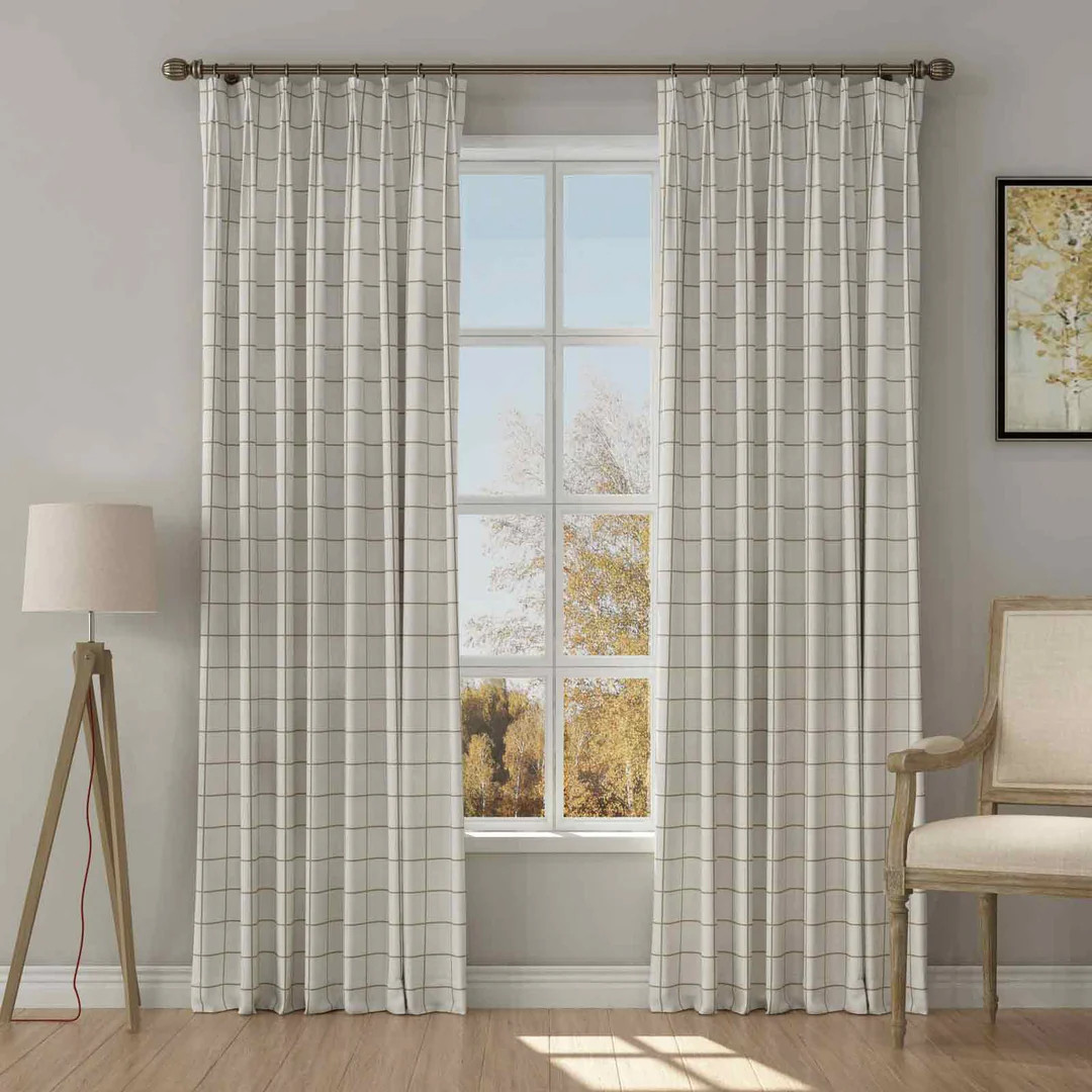 Windowpane white beige W16 | TWOPAGES