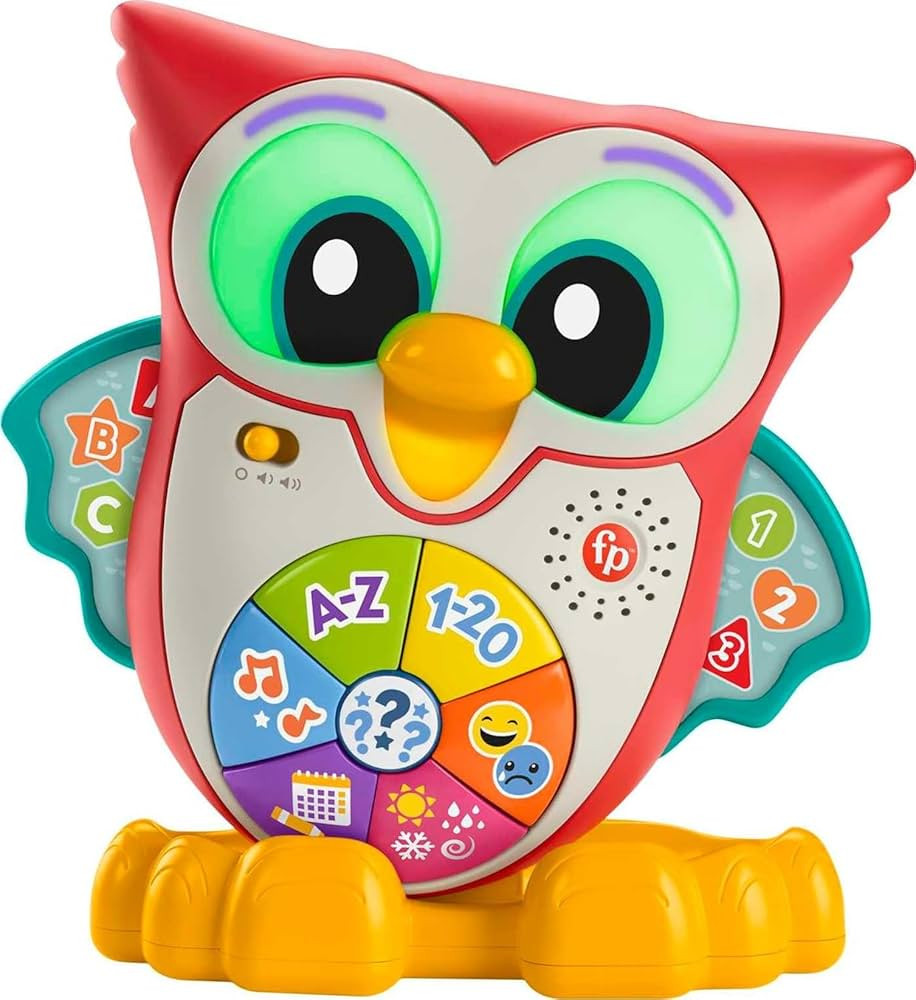 Fisher-Price Toddler Learning Toy Linkimals Light-Up & Learn Owl for Ages 18+ Months, Compatible ... | Amazon (US)