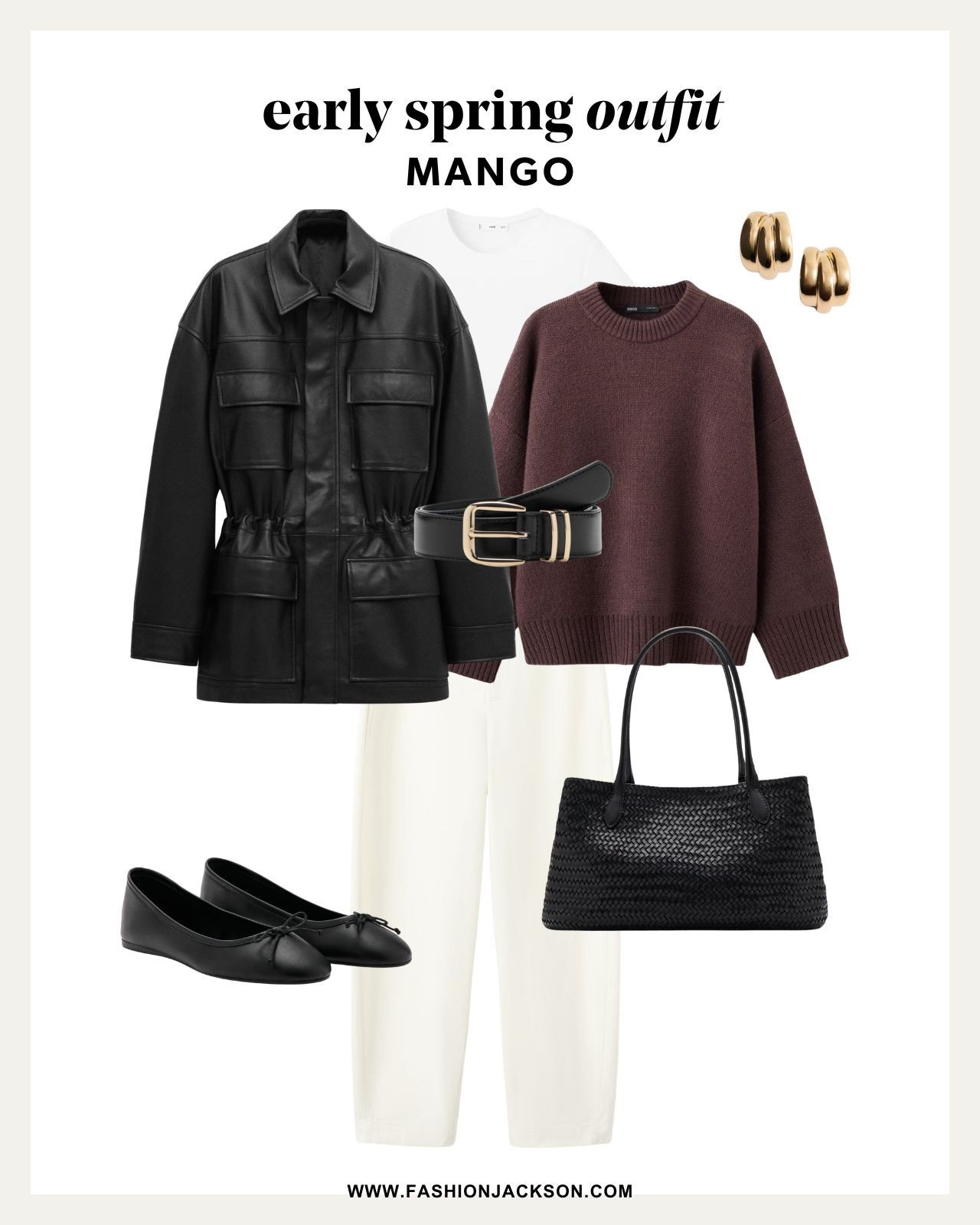 Early spring outfit idea @mango #ad EXTRA 15% OFF online only for purchases over $180 with code MNG15 | Until 02/03| applies to full price and sale items

#LTKSaleAlert
