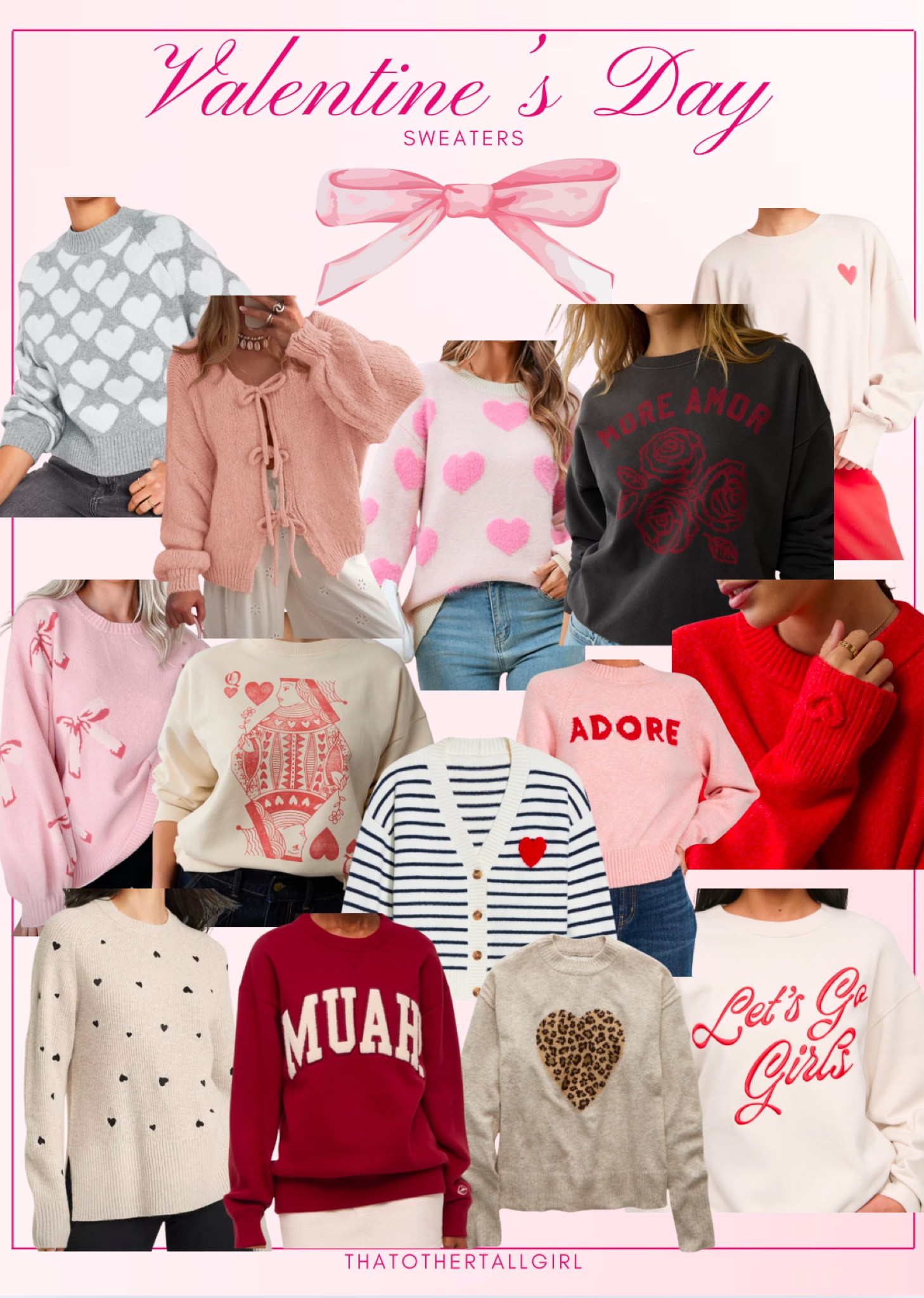 Valentine’s Day’s sweaters 

#LTKMidsize #LTKSeasonal