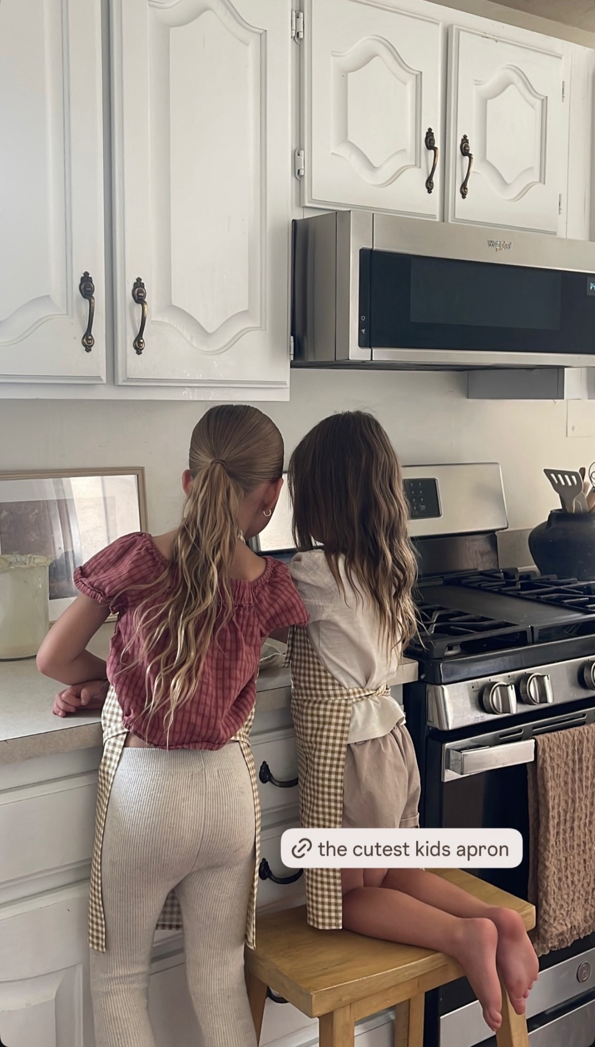 Gingham kids aprons! We use ours for baking and arts + crafts! Lots of color options 

#LTKParties #LTKKids #LTKFamily